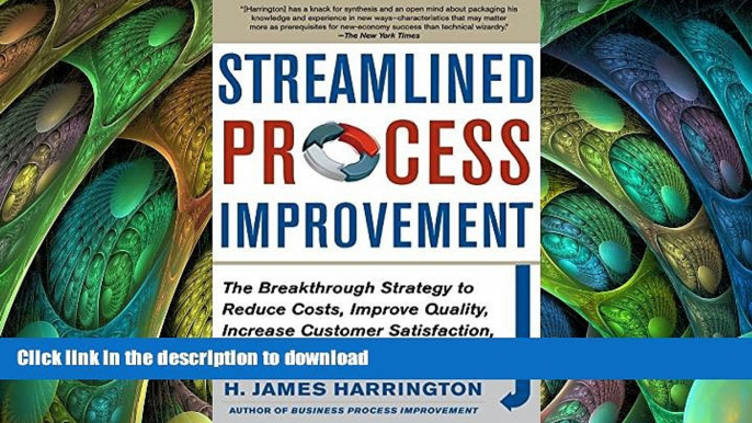 DOWNLOAD Streamlined Process Improvement READ PDF FILE ONLINE