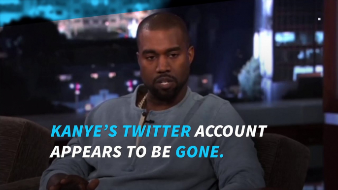Kanye West's Twitter account disappears