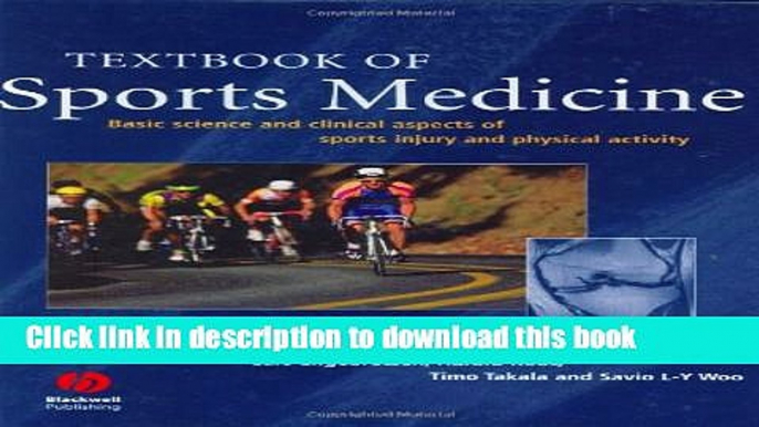 Ebook Textbook of Sports Medicine: Basic Science and Clinical Aspects of Sports Injury and