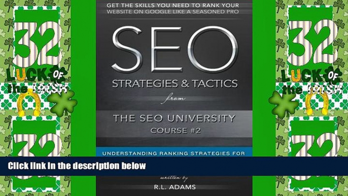 Big Deals  SEO Strategies   Tactics: Understanding Ranking Strategies for Search Engine