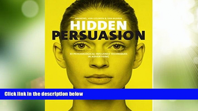 Big Deals  Hidden Persuasion: 33 Psychological Influences Techniques in Advertising  Best Seller