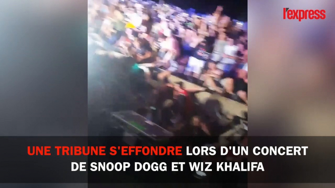 Une tribune s'effondre lors d'un concert de Snoop Dogg et Wiz Khalifa