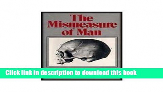 Download The Mismeasure of Man by Gould, Stephen Jay (1981) Hardcover E-Book Free