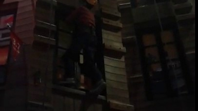 Climbing at (kidzania) jakarta