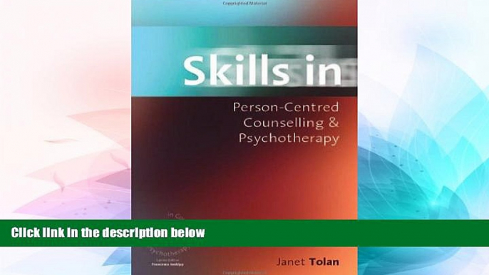 READ FREE FULL  Skills in Person-Centred Counselling   Psychotherapy (Skills in Counselling