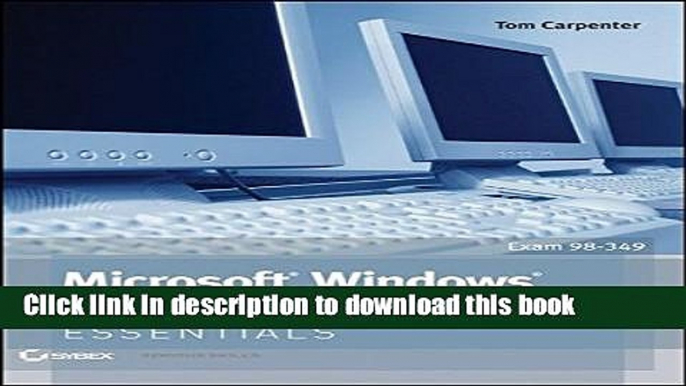 [Popular] E_Books Microsoft Windows Operating System Essentials Full Online