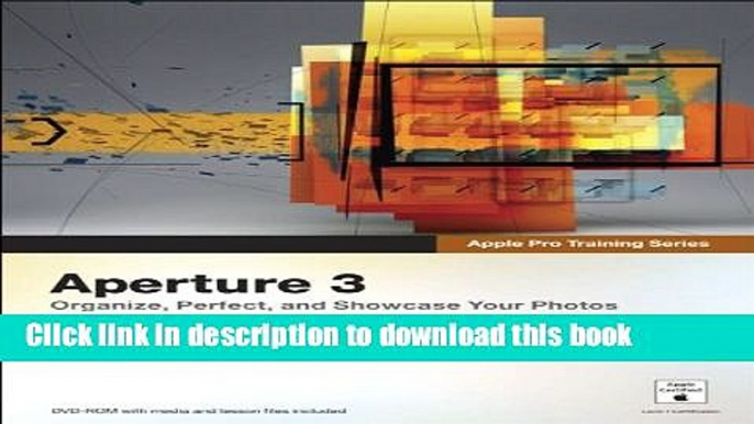 [Popular] E_Books Apple Pro Training Series: Aperture 3 Free Online