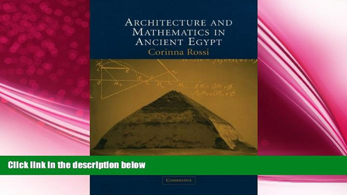 different   Architecture and Mathematics in Ancient Egypt