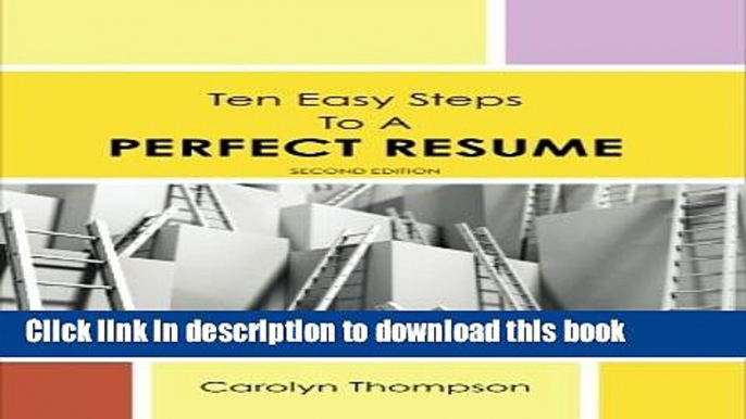 [Read PDF] Ten Easy Steps to a Perfect Resume Download Free