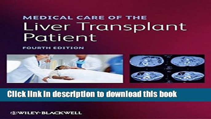 Ebook Medical Care of the Liver Transplant Patient Full Online