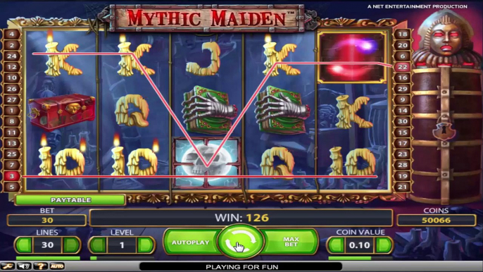Mythic Maiden von NetEnt Spielautomaten Übersicht