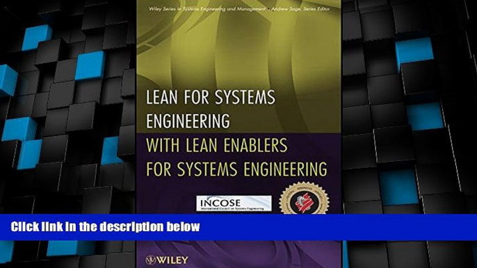 Big Deals  Lean for Systems Engineering with Lean Enablers for Systems Engineering  Best Seller