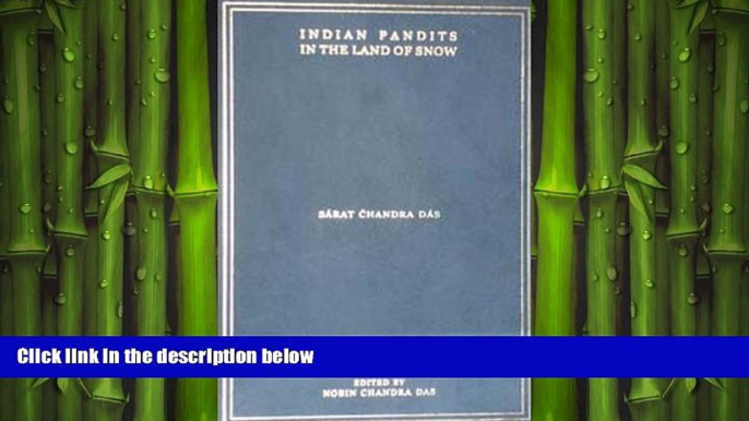 READ book  Indian Pandits In The Land of Snow  FREE BOOOK ONLINE