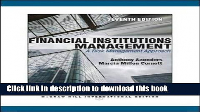 Books Financial Institutions Management: a Risk Management Approach Free Online