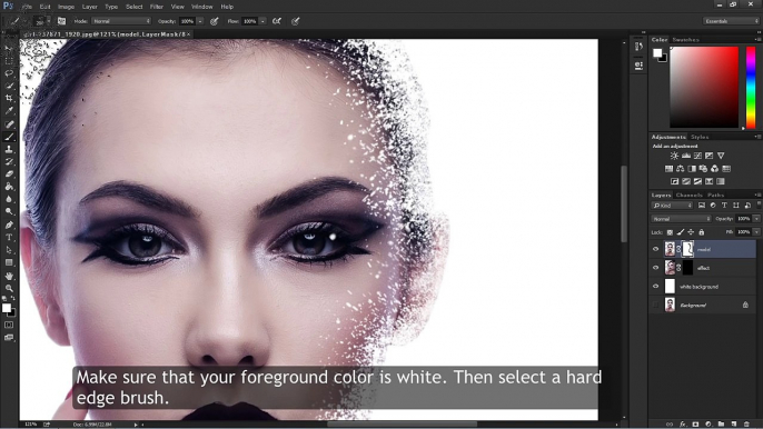 Disintegration Effect  Photoshop Tutorial