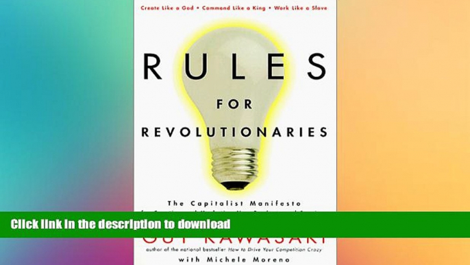 READ THE NEW BOOK Rules For Revolutionaries READ EBOOK