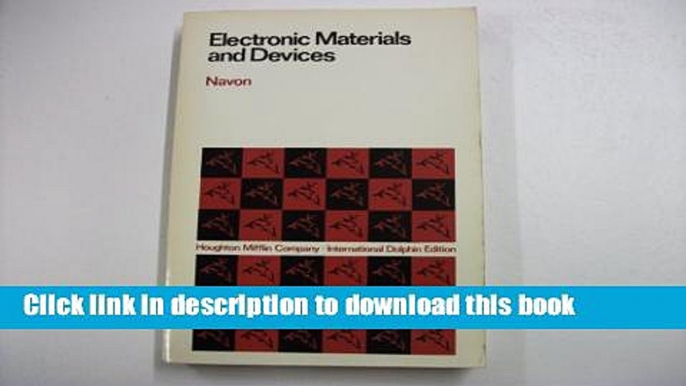 [Read PDF] Electronic Materials and Devices Ebook Free