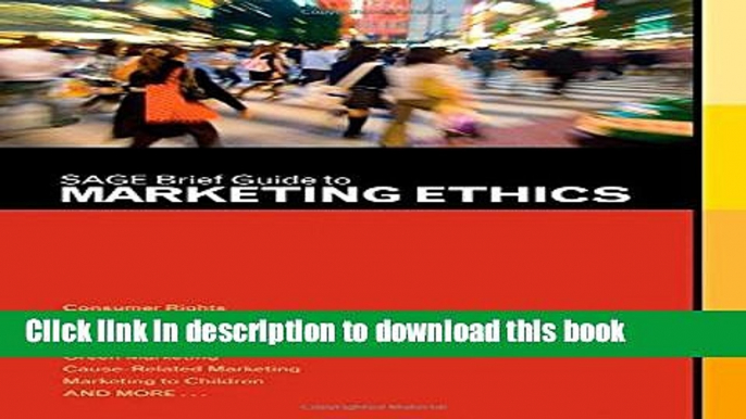 [Read PDF] SAGE Brief Guide to Marketing Ethics Download Online