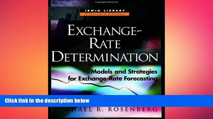 READ book  Exchange Rate Determination: Models and Strategies for Exchange Rate Forecasting