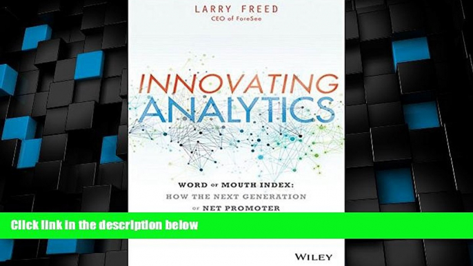 Must Have PDF  Innovating Analytics: How the Next Generation of Net Promoter Can Increase Sales