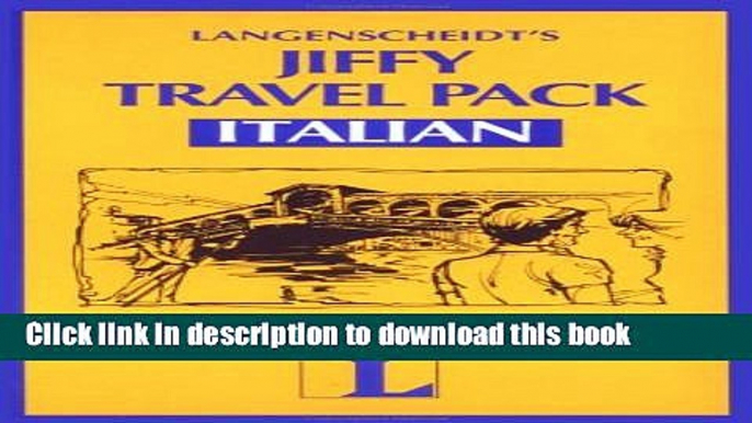 Books Jiffy Travel Pack Italian Free Online