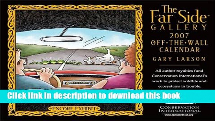 Books The Far Side Gallery: Off the Wall Calendar Full Online