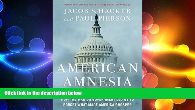 READ book  American Amnesia: How the War on Government Led Us to Forget What Made America Prosper