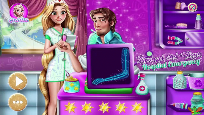 Rapunzel and Flynn Hospital Emergency Game - Rapunzel Video Games For Girls