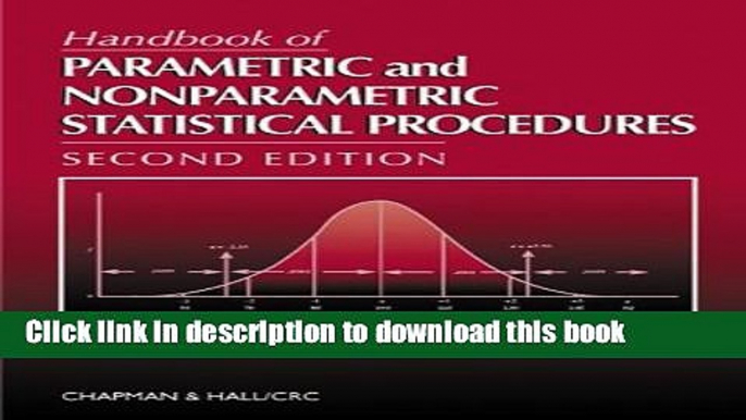 Ebook Handbook of Parametric and Nonparametric Statistical Procedures: Second Edition Full Online