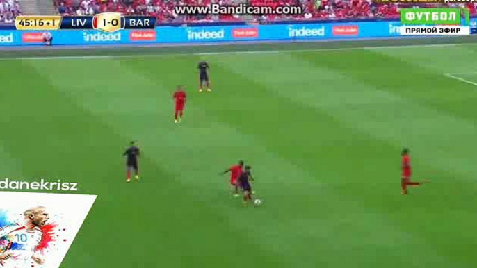 Sadio Mane Incredible Canceled Goal HD - Liverpool 1-0 FC Barcelona - International Champions Cup - 06/08/2016