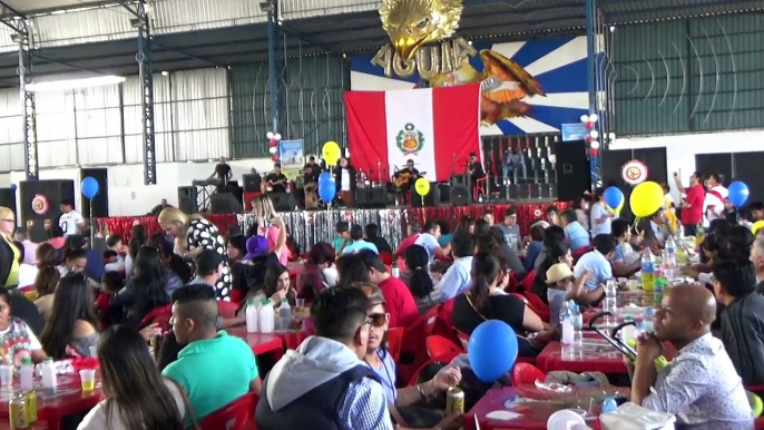 Peruanos en São Paulo Brasil celebrando 28 de Júlio 2016