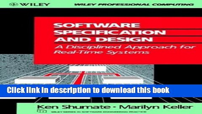 Ebook Software Specification and Design: A Disciplined Approach for Real-Time Systems Full Online