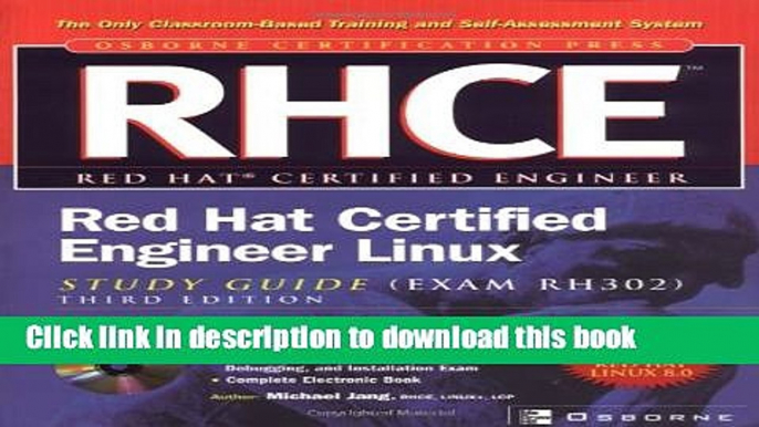 [Popular] Book RHCE Red Hat Certified Engineer Linux Study Guide (Exam RH302), Third Edition Free