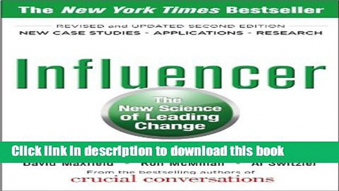 [Popular] Influencer: The New Science of Leading Change, Second Edition (Paperback) Kindle