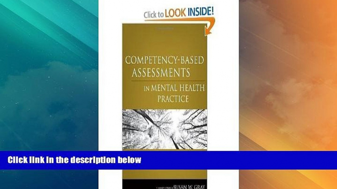 Must Have  Competency-Based Assessments in Mental Health Practice: Cases and Practical