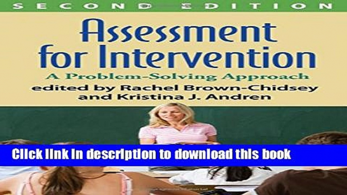 Books Assessment for Intervention, Second Edition: A Problem-Solving Approach Free Online