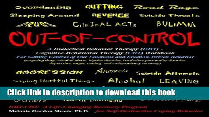 Books Out-of-Control: A Dialectical Behavior Therapy (DBT) - Cognitive-Behavioral Therapy (CBT)