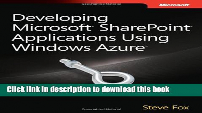 [Popular Books] Developing Microsoft SharePoint Applications Using Windows Azure (Developer