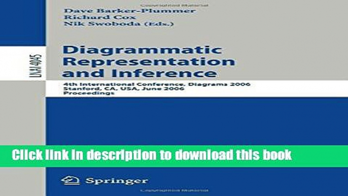 [Popular Books] Diagrammatic Representation and Inference: 4th International Conference, Diagrams