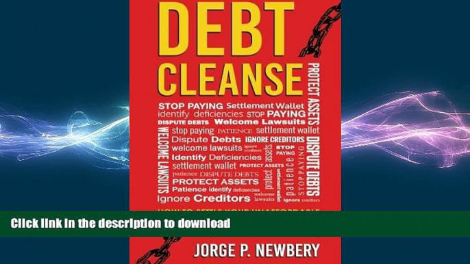 DOWNLOAD Debt Cleanse: How To Settle Your Unaffordable Debts For Pennies On The Dollar (And Not