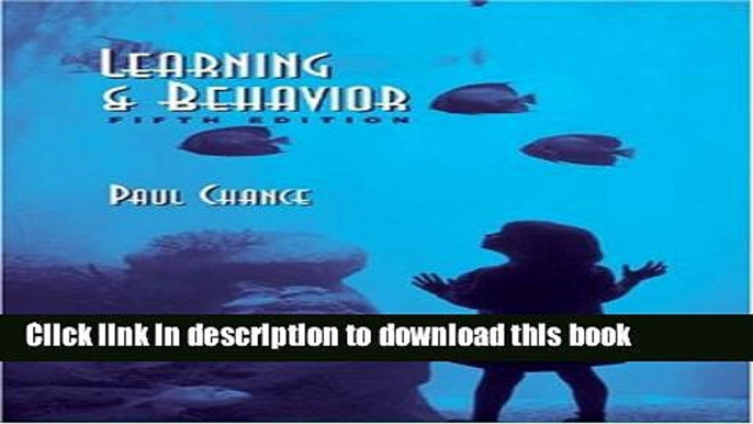 Ebooks Learning and Behavior Popular Book