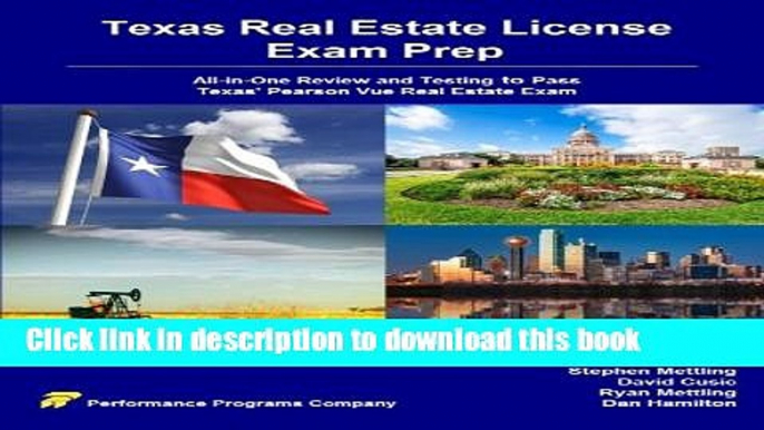 [Popular] Books Texas Real Estate License Exam Prep: All-in-One Review and Testing to Pass Texas