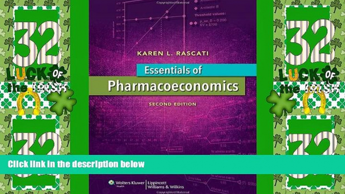 Must Have  Essentials of Pharmacoeconomics (Point (Lippincott Williams   Wilkins))  READ Ebook