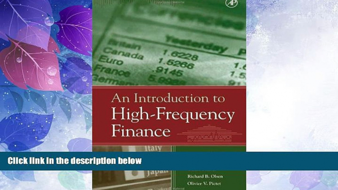 READ FREE FULL  An Introduction to High-Frequency Finance  READ Ebook Full Ebook Free