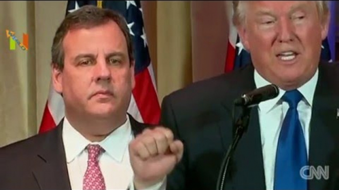 Chris Christie's face steals the show from Donald Trump