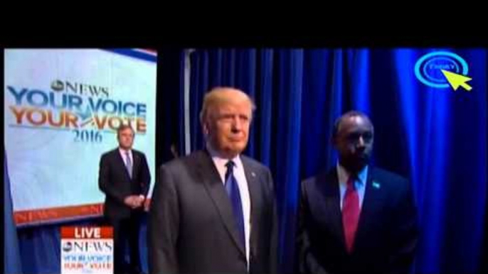 Ben Carson Causes Traffic Jam Off-Stage At ABC Debate