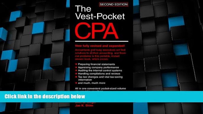 Big Deals  The Vest-Pocket CPA: Second Edition ("Vest-Pocket" Series)  Best Seller Books Most Wanted