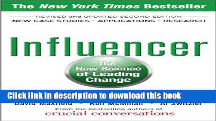 [Popular] Influencer: The New Science of Leading Change, Second Edition (Paperback) Kindle