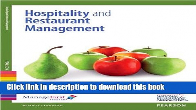 [Popular] ManageFirst: Hospitality and Restaurant Management with Answer Sheet (2nd Edition)