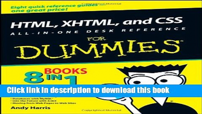 [Download] HTML, XHTML, and CSS All-in-One Desk Reference For Dummies Hardcover Free